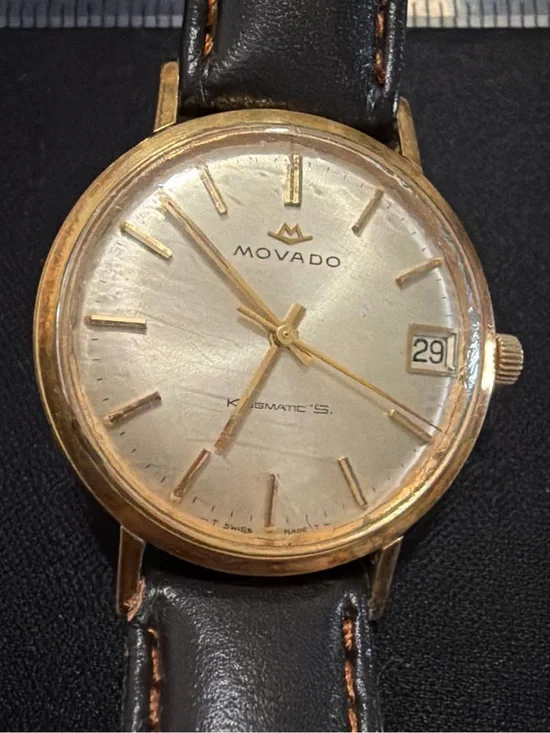 vintage movado kingmatic watch