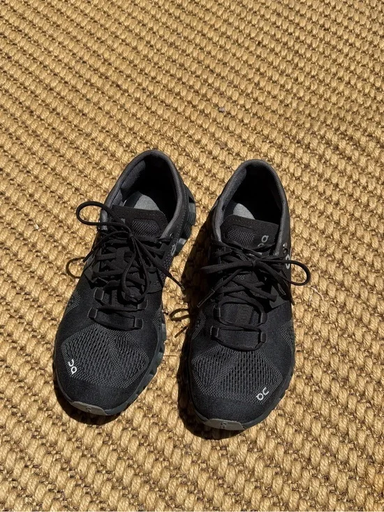 On Running Black Mesh Performance Sneakers