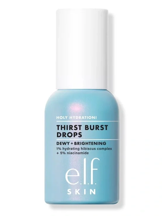 e.l.f. Cosmetics Holy Hydration! Thirst Burst Drops Dewy + Brightening 1oz NEW