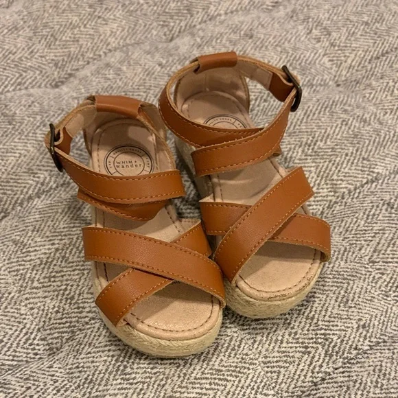 Whim + Wander by Sweethoney leather sandals size 6