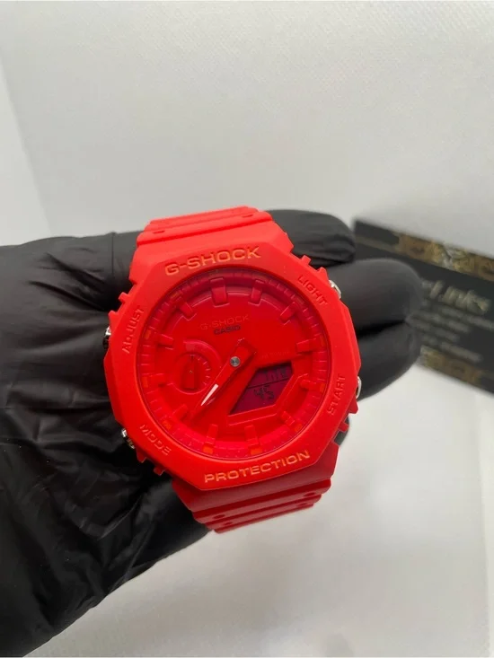 Casio G-Shock Red Analog-Digital Sport Watch