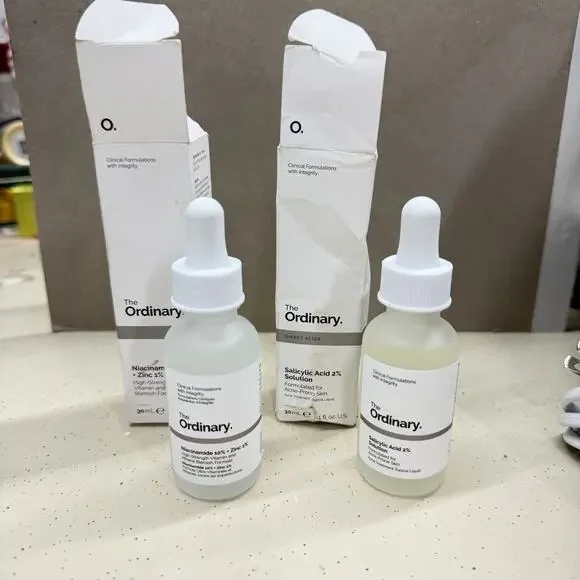 The Ordinary Salicylic Acid 2% Solution Blemish Prone Skin + Niacinamide 2pc SET