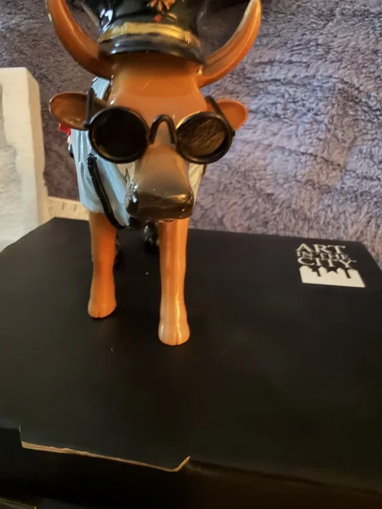 Police Officer Cow By Art in the City