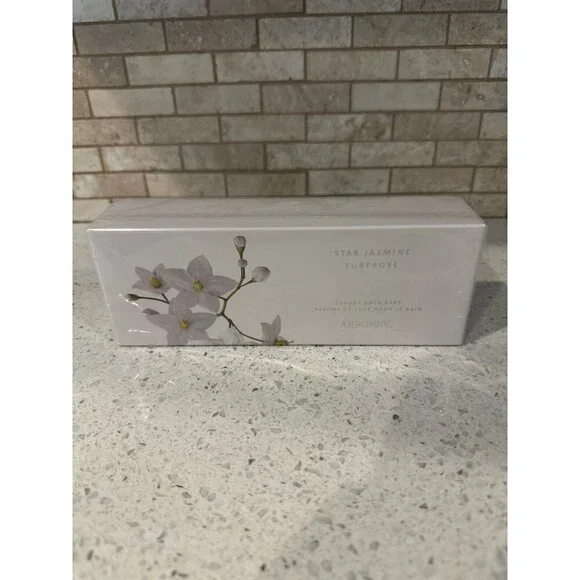 NEW Arbonne Star Jasmine Tuberose‎ Luxury Bath Bars Soap Sealed
