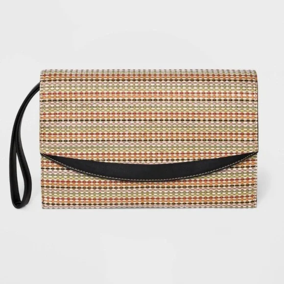A New Day | Woven Multicolored Clutch