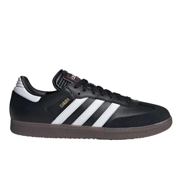 Adidas Samba Black White Gum 5 Leather Classic Sneaker Streetwear Y2K Clean Girl