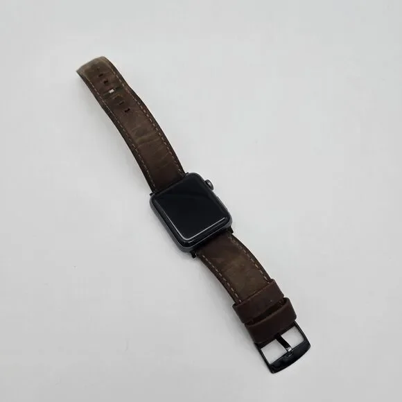 Apple Watch Series 3 - 42mm GPS, Aluminum Leather Band **(PROBABLY LOCKED)