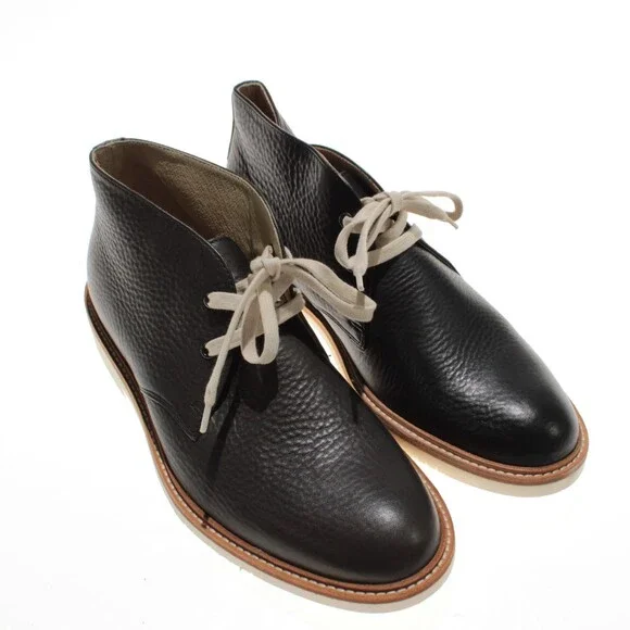 Certo NWOB Lace Up Chukka 1/2 Boots Size 43 (US 10) in Navy Blue Leather