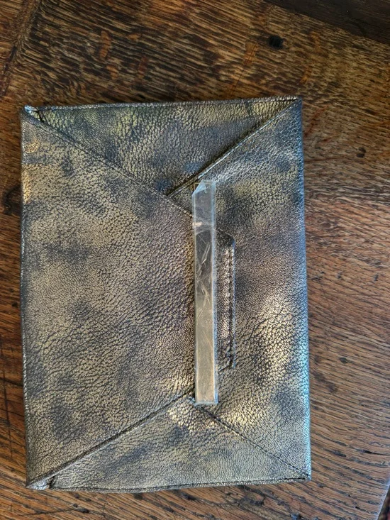 Metallic Black Women’s Clutch Bag