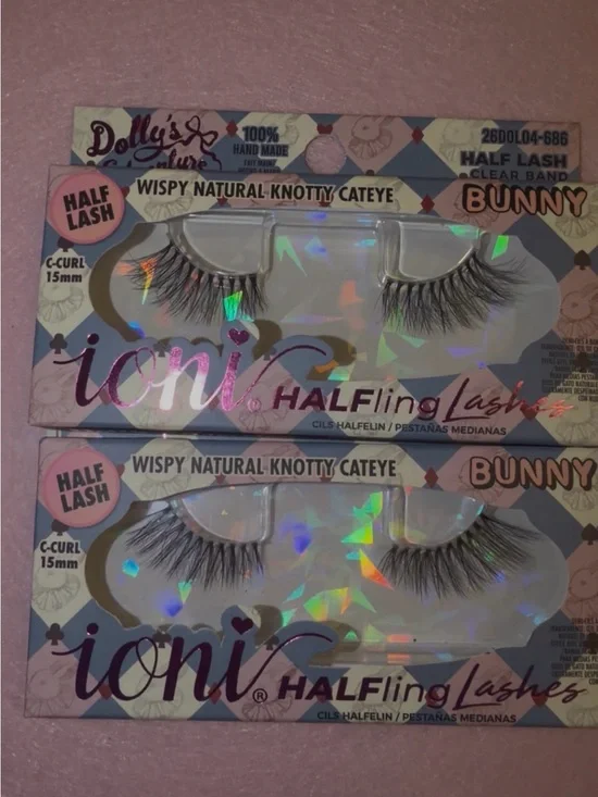Bunny Half Lash - Black Wispy Knotty Cat Eye