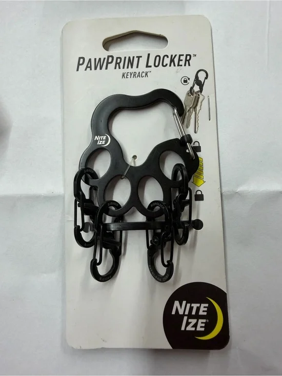 PawPrint Locker Keyrack - Black