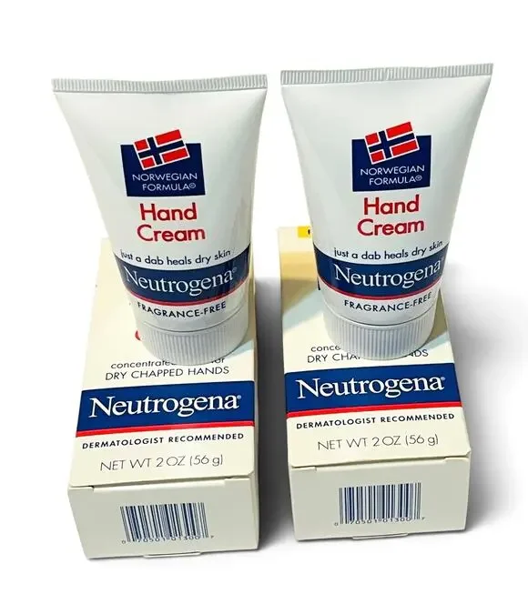 Vintage Neutrogena Norwegian Formula Hand Cream-Lot of 2 – Pre‑J&J Packaging