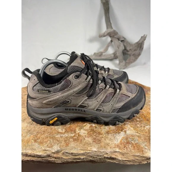 Merrell Moab 3 Waterproof Mens Hiking Shoes Grey Black J035855Z Size 8