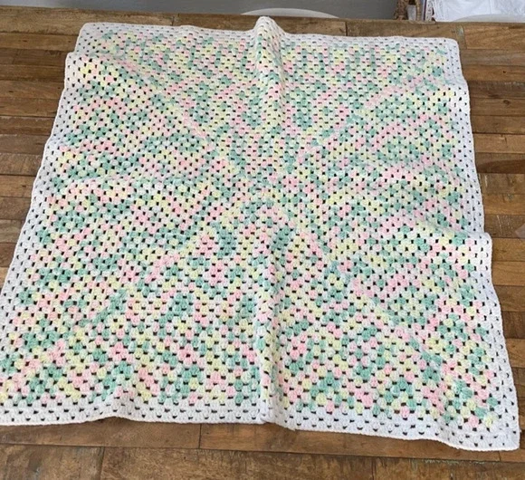 Handmade Crochet Baby Blanket 34