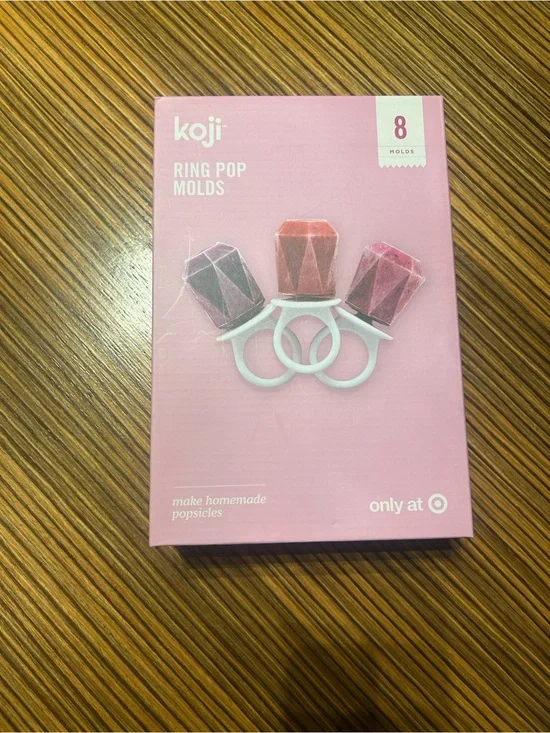 Pink Ring Pop Molds - 8 Count Party Popsicle Molds