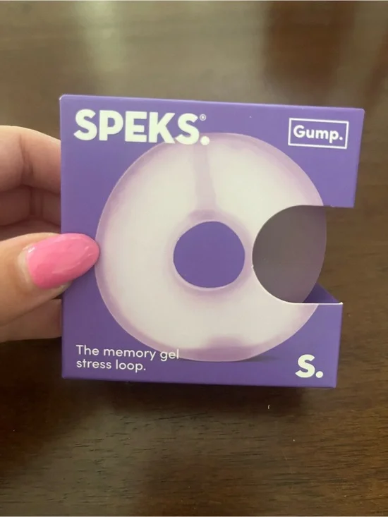 Gump Memory Gel Stress Loop - Purple speks