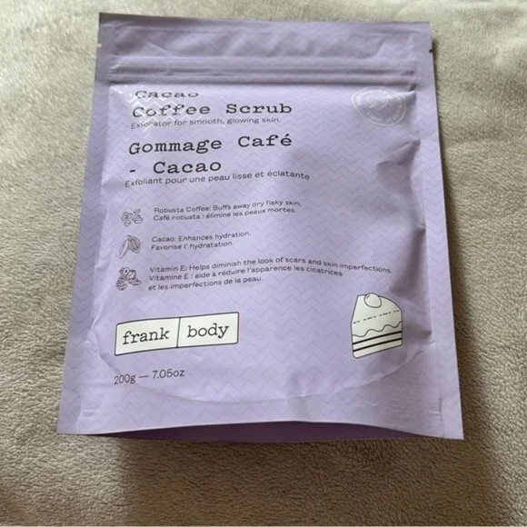 FRANK BODY CACAO COFFEE SCRUB- NEW (Sealed)