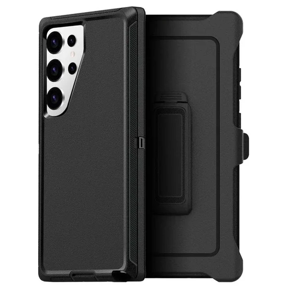 For Samsung Galaxy S25/S25+Ultra Shockproof Defender Case Cover with Belt Clip