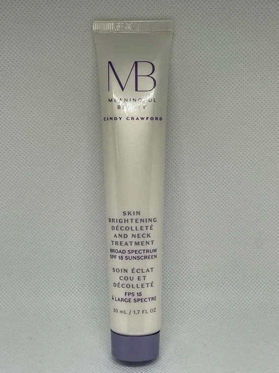 Meaningful Beauty Skin Brightening Décolleté & Neck Treatment SPF15 1.7oz NWT. S