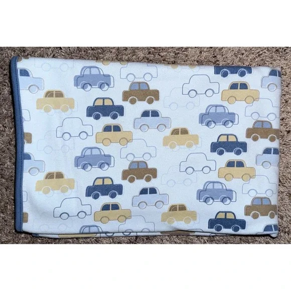 Dwell Studio Target Cars Blue Baby Blanket Receiving‎ Security Cotton 28x36