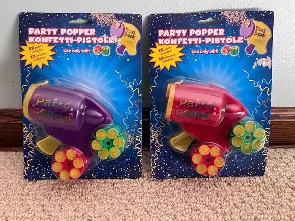 BRAND NEW Set of Two Confetteti Poppers