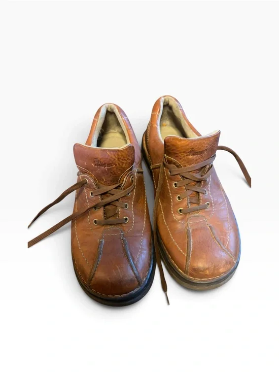 Dr. Martens Tan Brown Leather Lace-Up Men's Boots