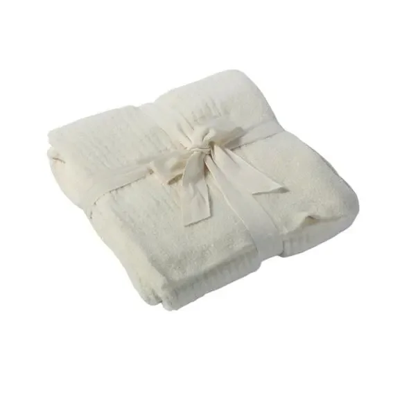 Barefoot Dreams Pearl CozyChic Lite Ribbed Throw One Size 54