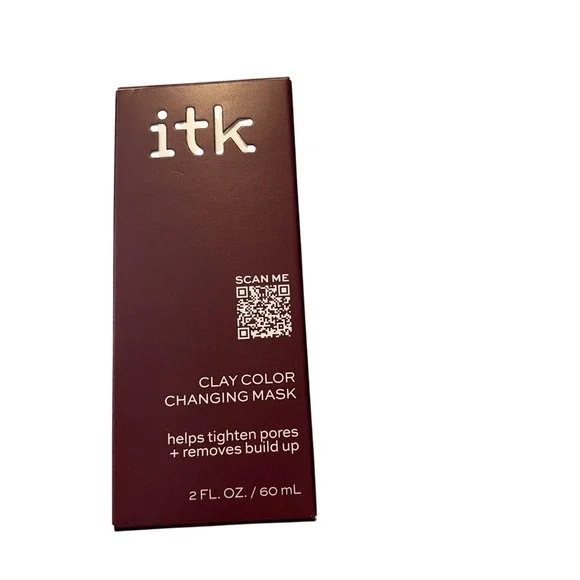 itk‎ Clay Color Changing Mask 2 fl oz 60 mL Pore Tightening Vegan Skincare NIB