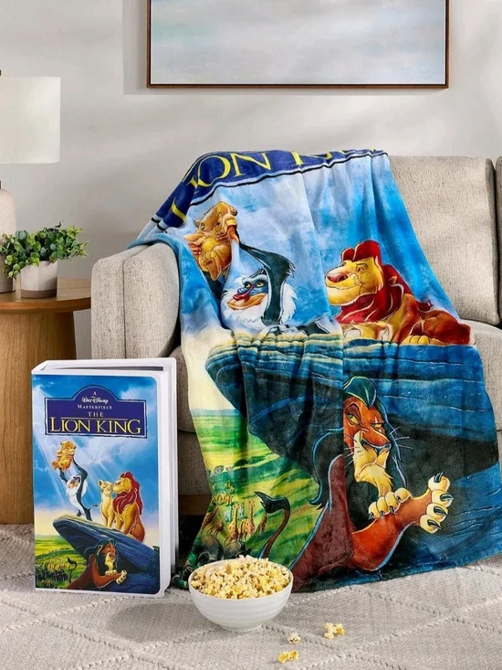 Disney The Lion King Classic VHS Boxed Silk Touch Throw, 50