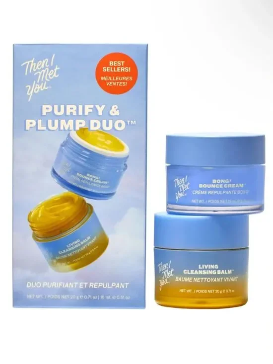 Then I Met You Purify & Plump Duo Travel Size Oil Cleansing Balm & Moisturizer