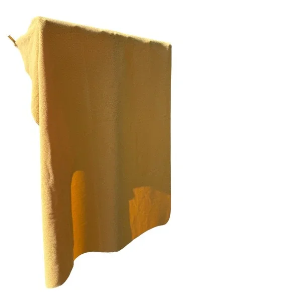 Malden Mills Polarfleece Blanket Throw‎ Yellow Soft Cozy Home Decor