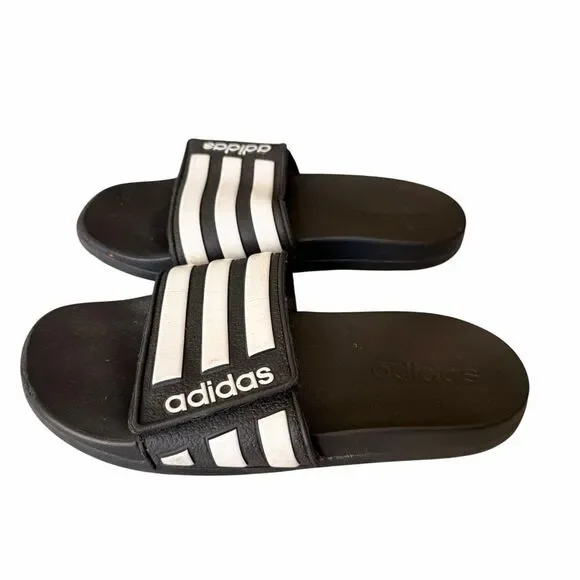 Adidas Kids ADILETTE COMFORT ADJUSTABLE SLIDES SZ 3