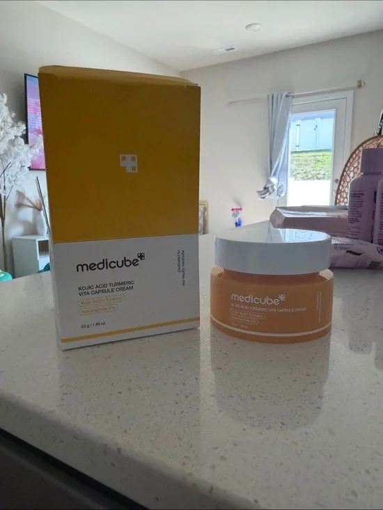 Medicube Kojic Acid Turmeric Vita Capsule Cream — Orange