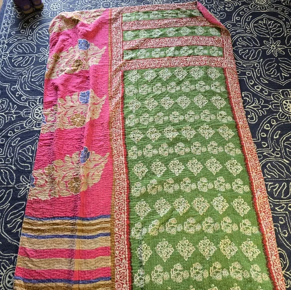 Kantha Quilted Blanket 55×85