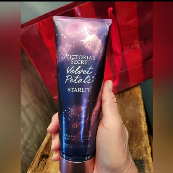 Victoria’s Secret velvet petals starlit fragrance body lotion-purple