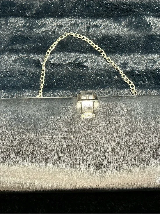 Vintage Silver-Handle Evening Clutch