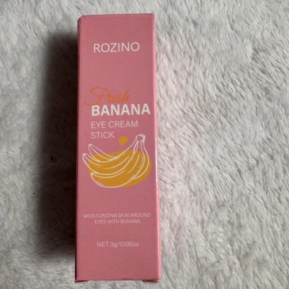 ROZINO Fresh Banana Eye Cream Stick 3g Retinol Vitamin E Hydrating New Exp 2028