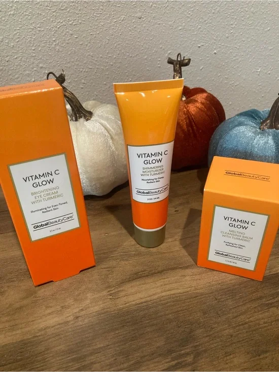 Global Beauty Care Viral Vitamin C Glow 3-Pc Skincare Set NEW Sealed