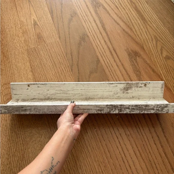 IKEA MOSSLANDA Picture Ledge White Stained Pine Effect 21 5/8”