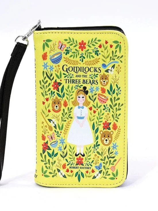 Goldilocks and the Three Bears book wallet