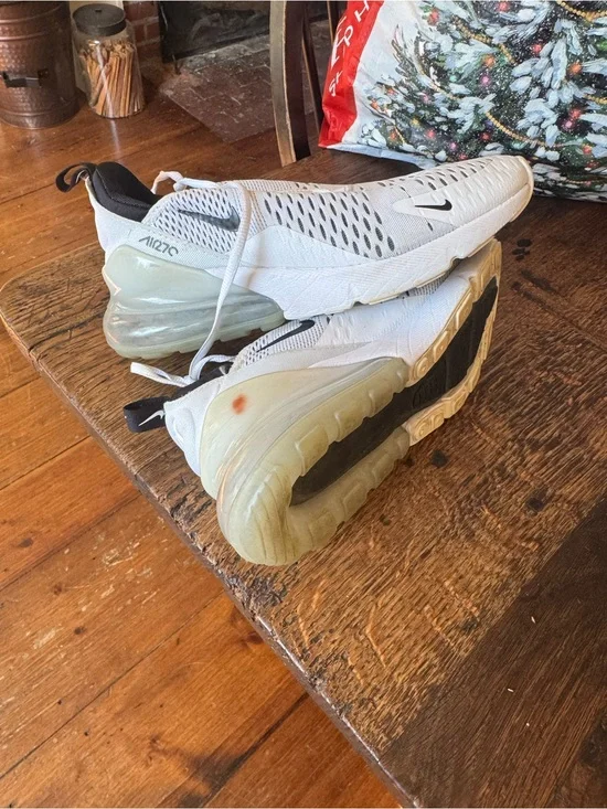 Nike Women’s Air Max 270 Sneakers - White with Black Accents
