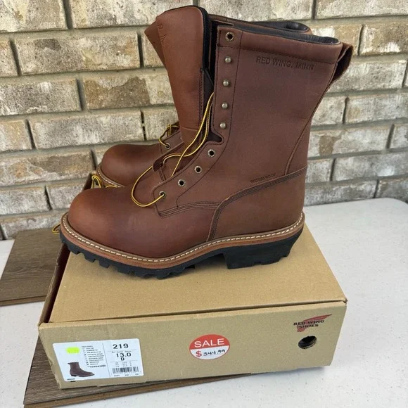 Red Wing Loggermax Sz 13D Waterproof 9