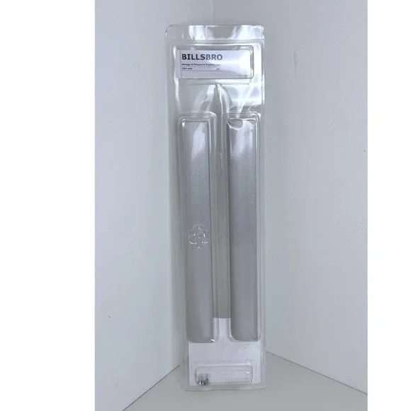 2 Pack IKEA BILLSBRO Silver Handles 12