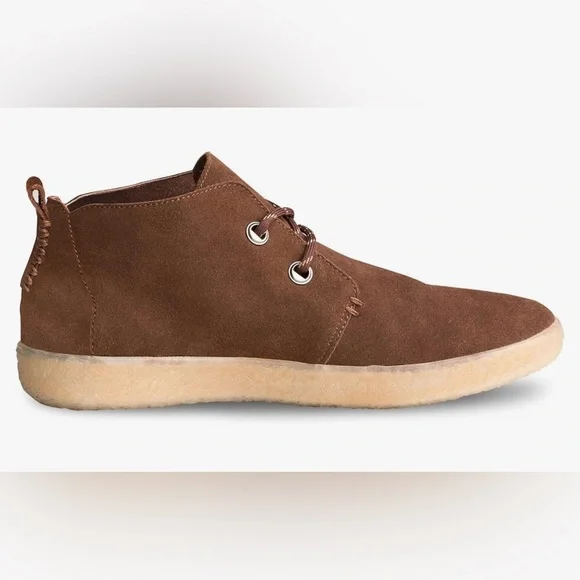BLUPRINT‎ Men's Indio Desert Suede Chukka Boot Shoe Brown Leather Lace Up Sz 10