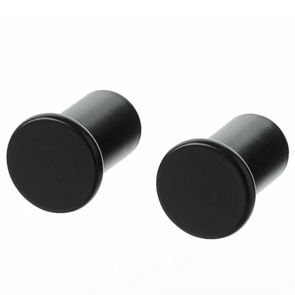 Ikea - SKOGSVIKEN Bathroom Wall Hooks Steel Coated Concealed Screws Black NEW