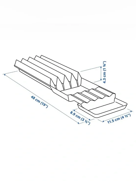 IKEA - UPPDATERA Knife Rack Drawer Insert | New