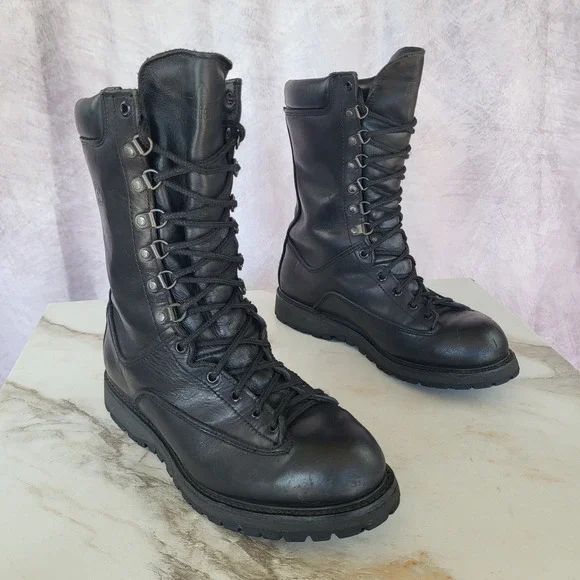 Matterhorn 1949 Lace Up Mid Calf BootsBlack Size 9.5 W 200 Gram Thinsulate