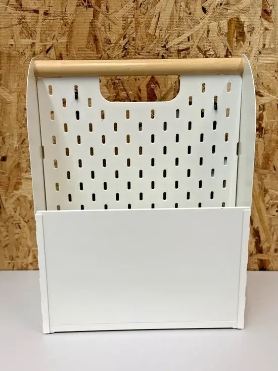 IKEA VATTENKAR Desk Organizer White 13x8.25x17