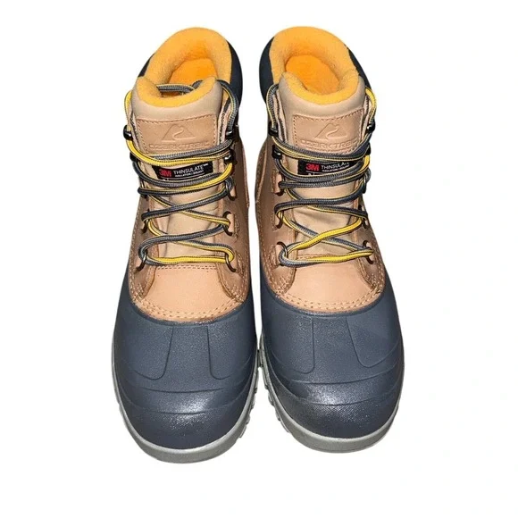 OZARK TRAIL 3M Thinsulate Insulated‎ Leather Duck Boots Waterproof | Men's 10
