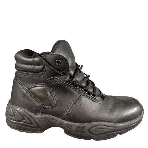 Vintage Reebok Duty Mens Tactical Boots Black Leather Made in USA CP8500 9M